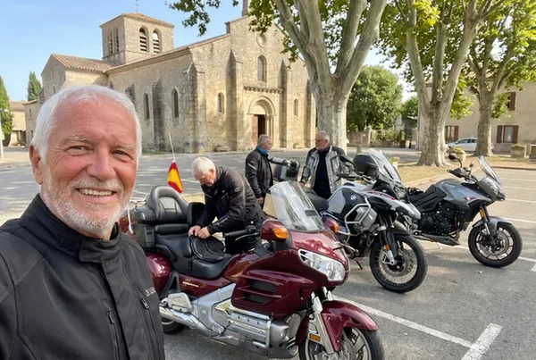 Antonio y sus compañeros de ruta